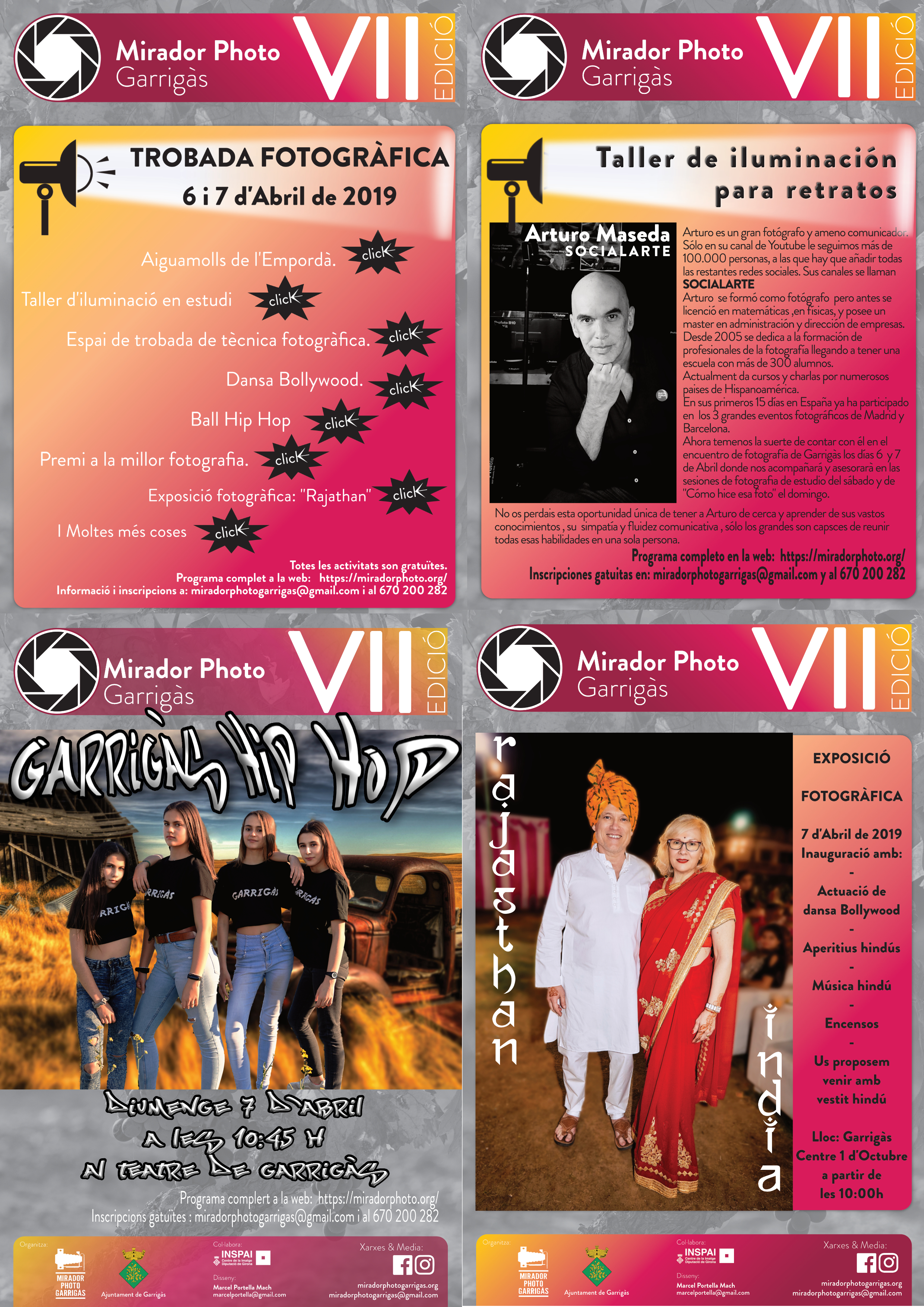 Panel per MIradorPhoto Gattigas 2019